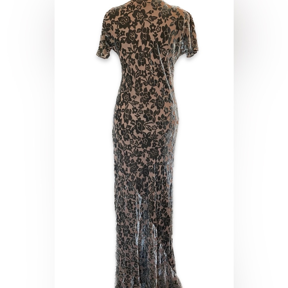 90’s Crushed Velvet Maxi Dress - Picture 3 of 6